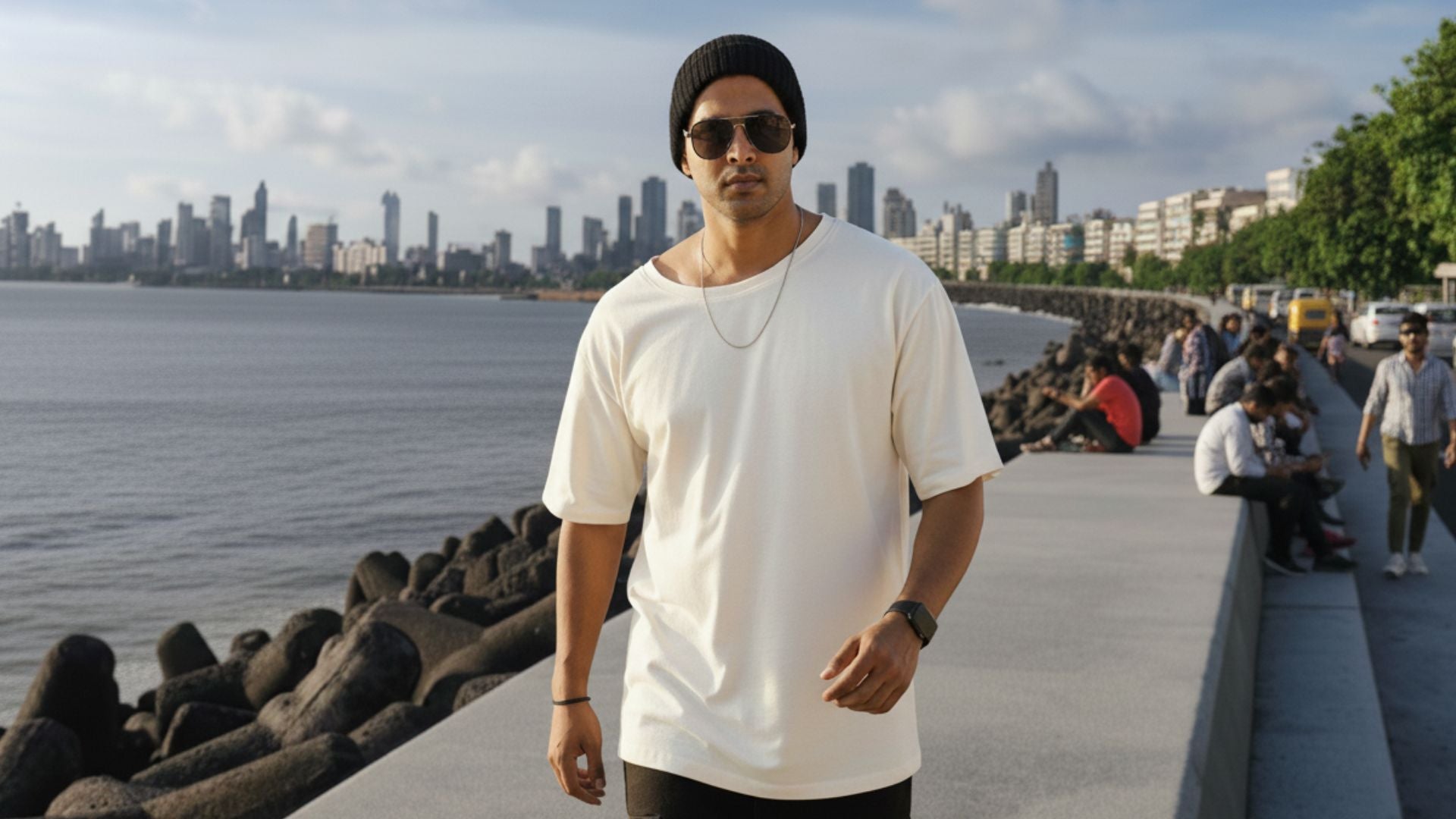 The Perfect Summer Look 2026: Off-White Off-Shoulder Tee Styling Guide for Men