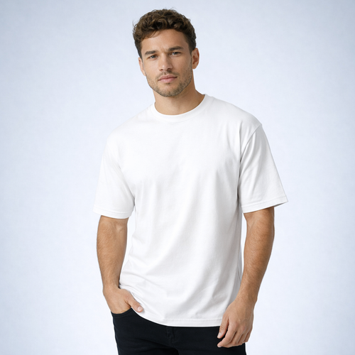 Men’s T-Shirt – Street Core Oversized (White)