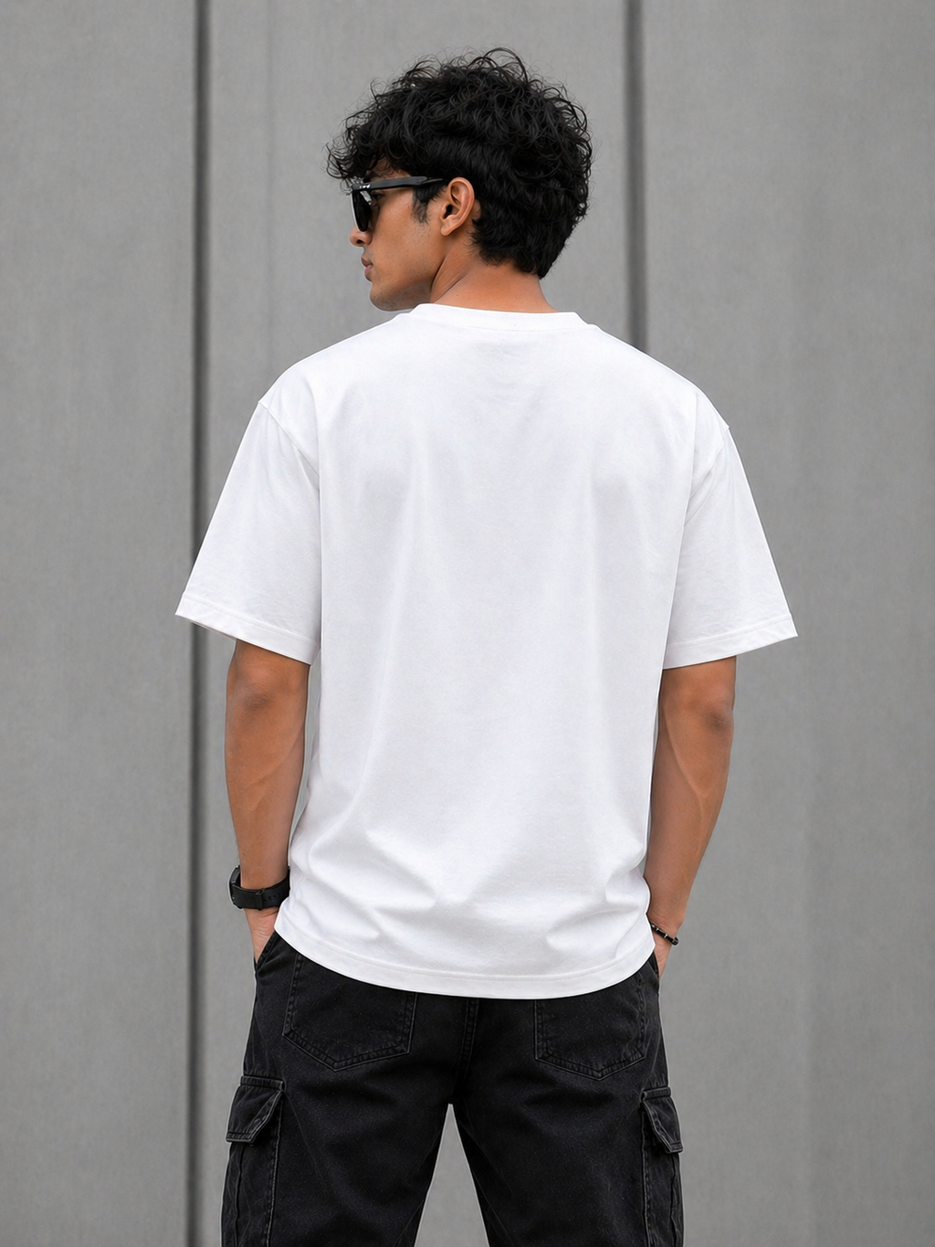 GNB “Actually You Can” Oversized Tee – White