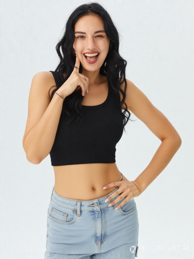 Women Tank Top - Black