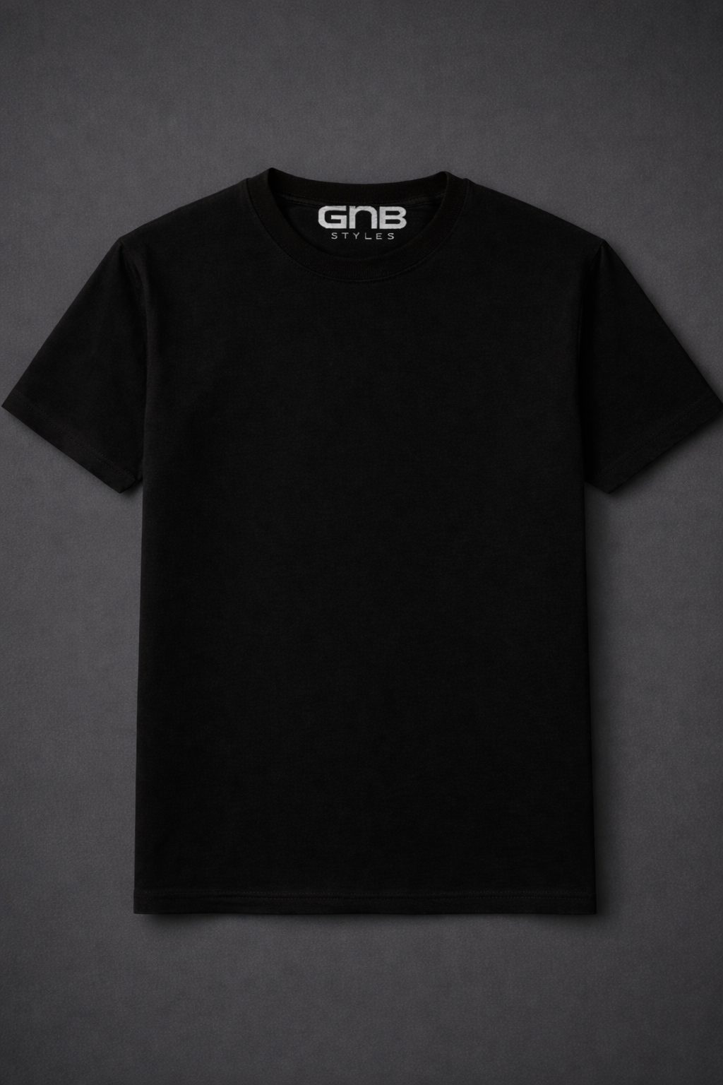 Men’s Urban Classic Drop Shoulder T-Shirt – 240 GSM Heavyweight Cotton, Deep Matte Black