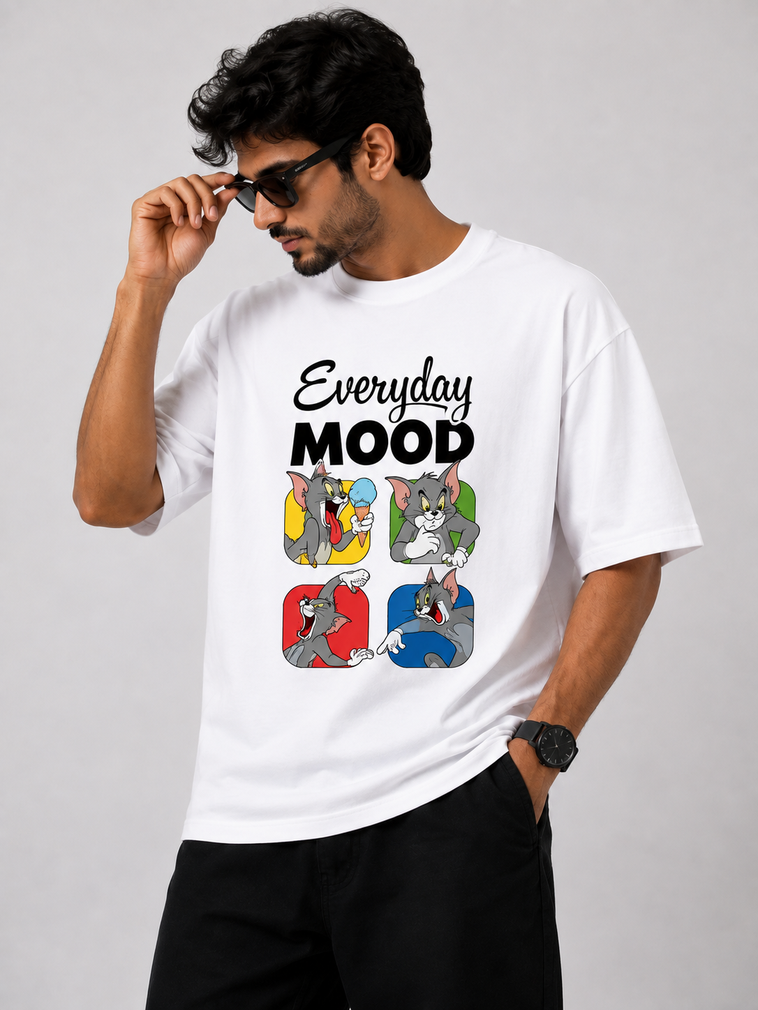 Everyday Mood Oversized T-Shirt – Premium 240 GSM Cotton