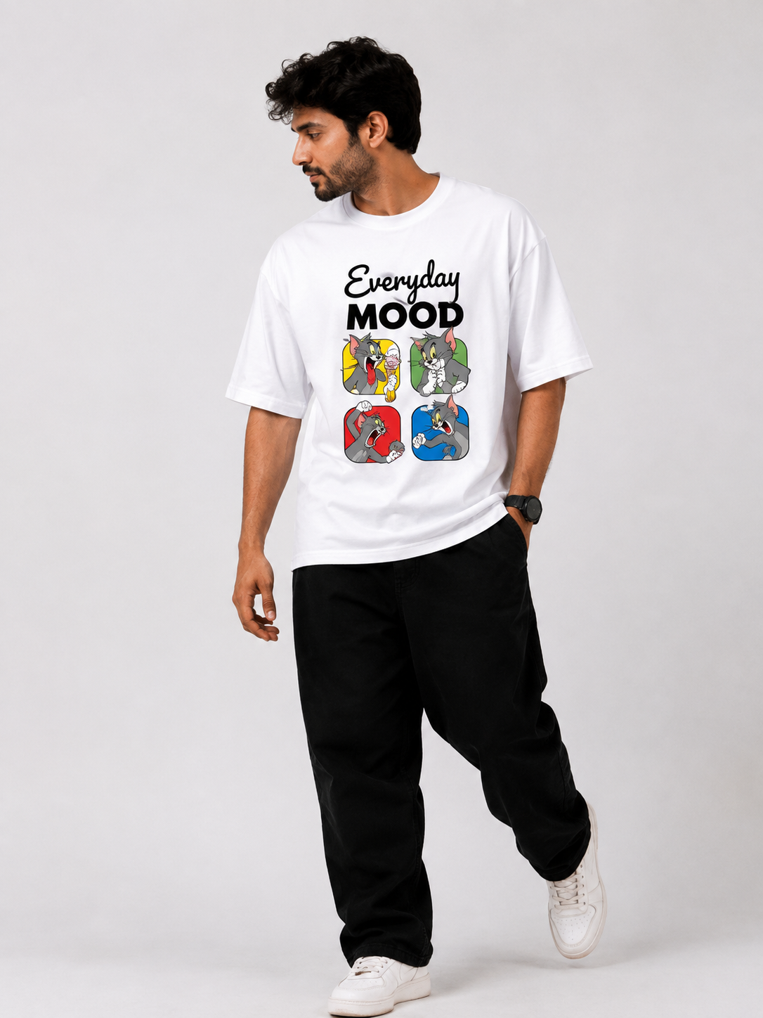 Everyday Mood Oversized T-Shirt – Premium 240 GSM Cotton