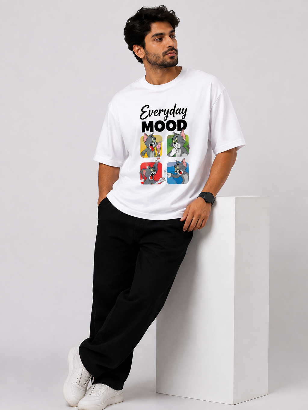 Everyday Mood Oversized T-Shirt – Premium 240 GSM Cotton
