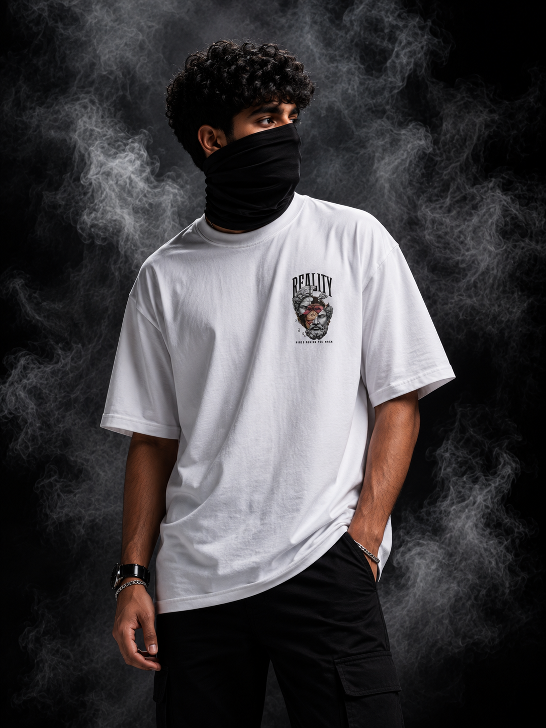 Reality Oversized Heavyweight T-Shirt – offWhite