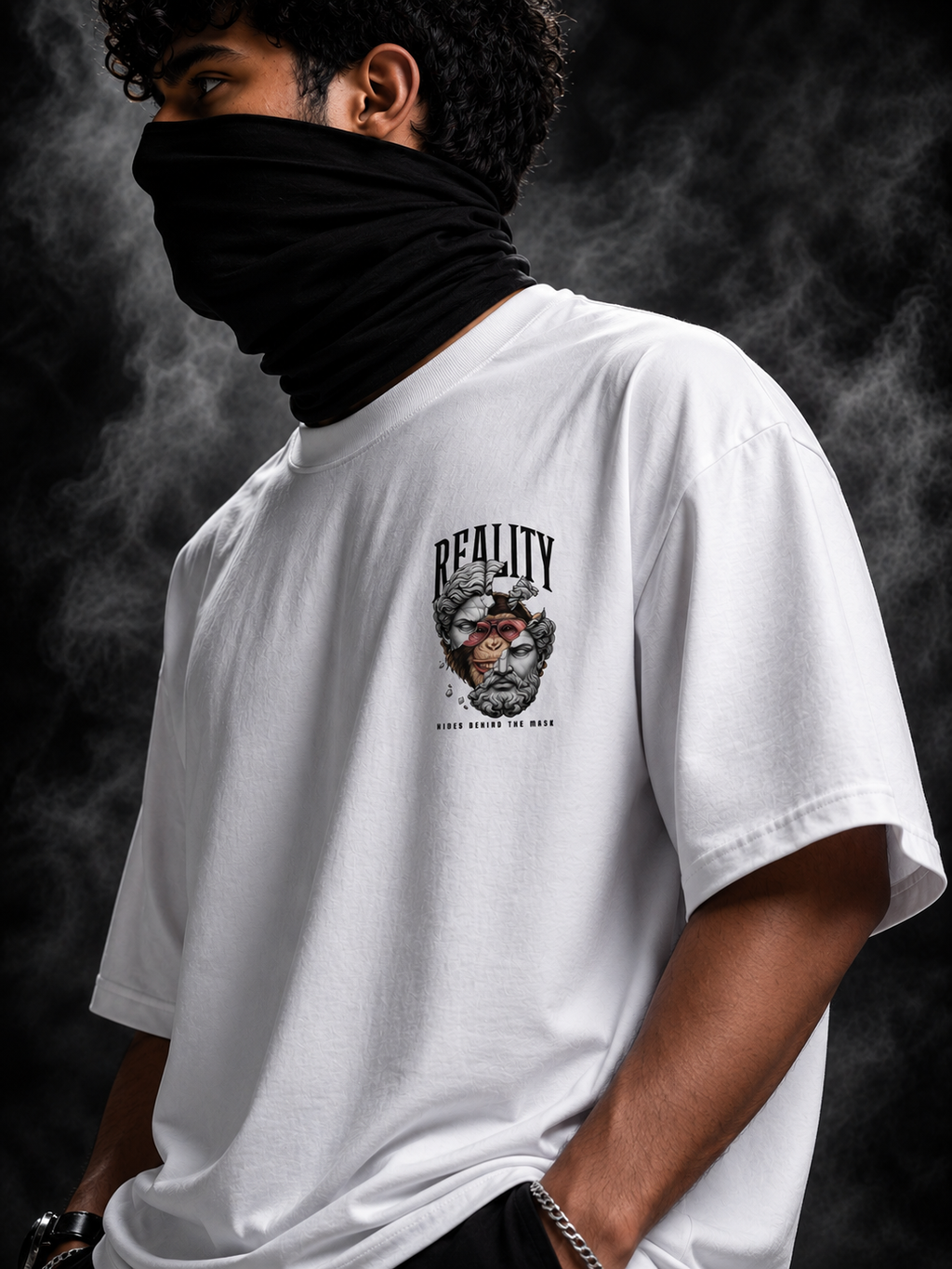 Reality Oversized Heavyweight T-Shirt – offWhite