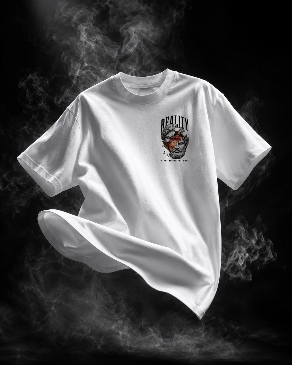 Reality Oversized Heavyweight T-Shirt – offWhite
