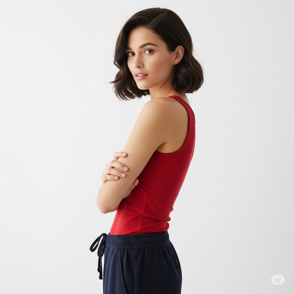 Women Tank Top - Red