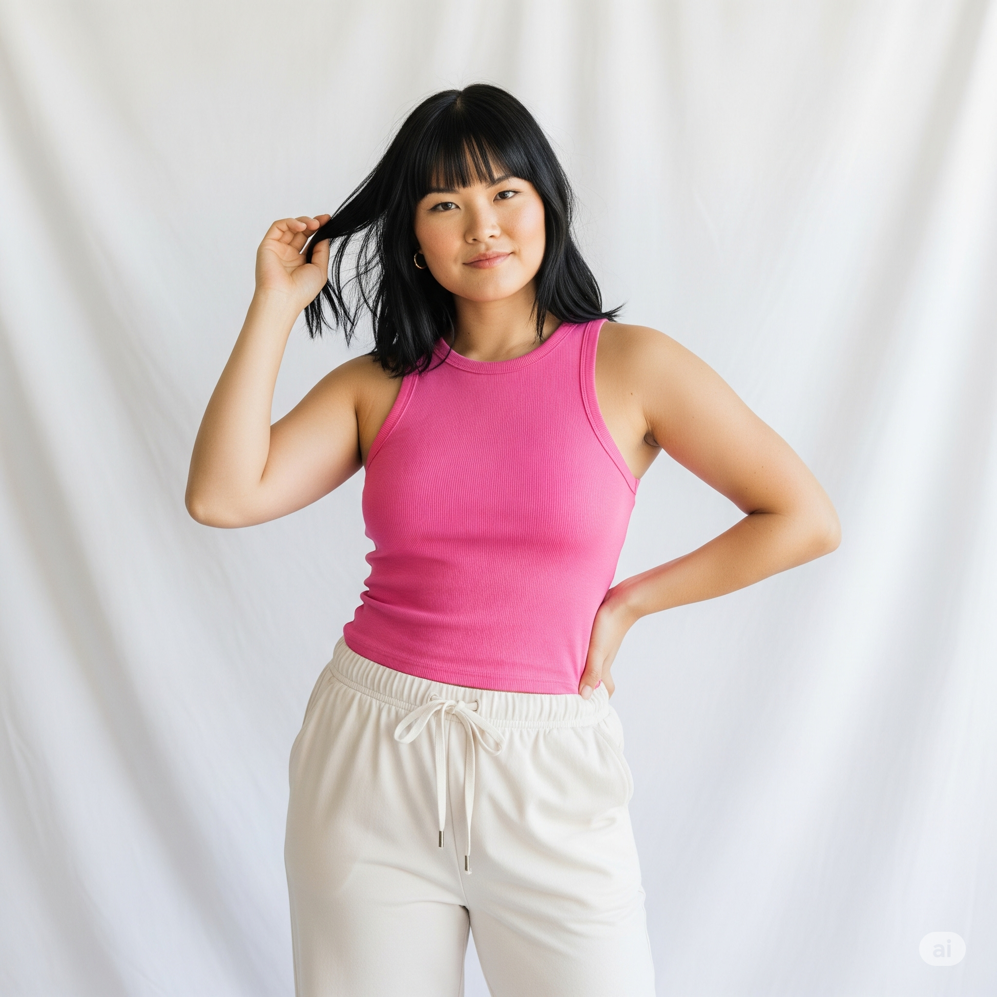 Women Tank Top - Pink