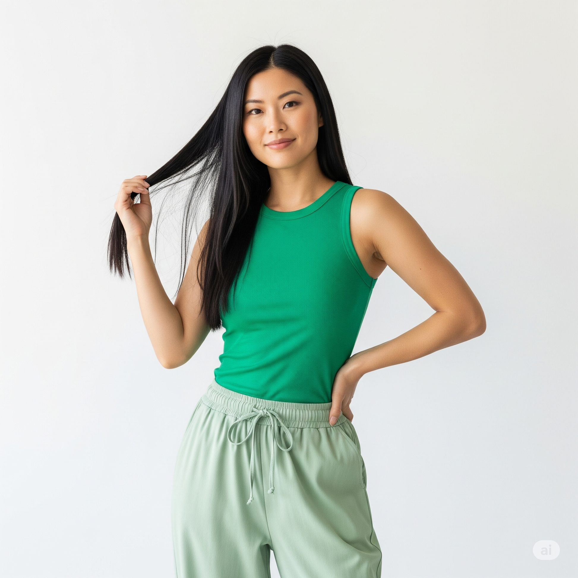 Women Tank Top - Green
