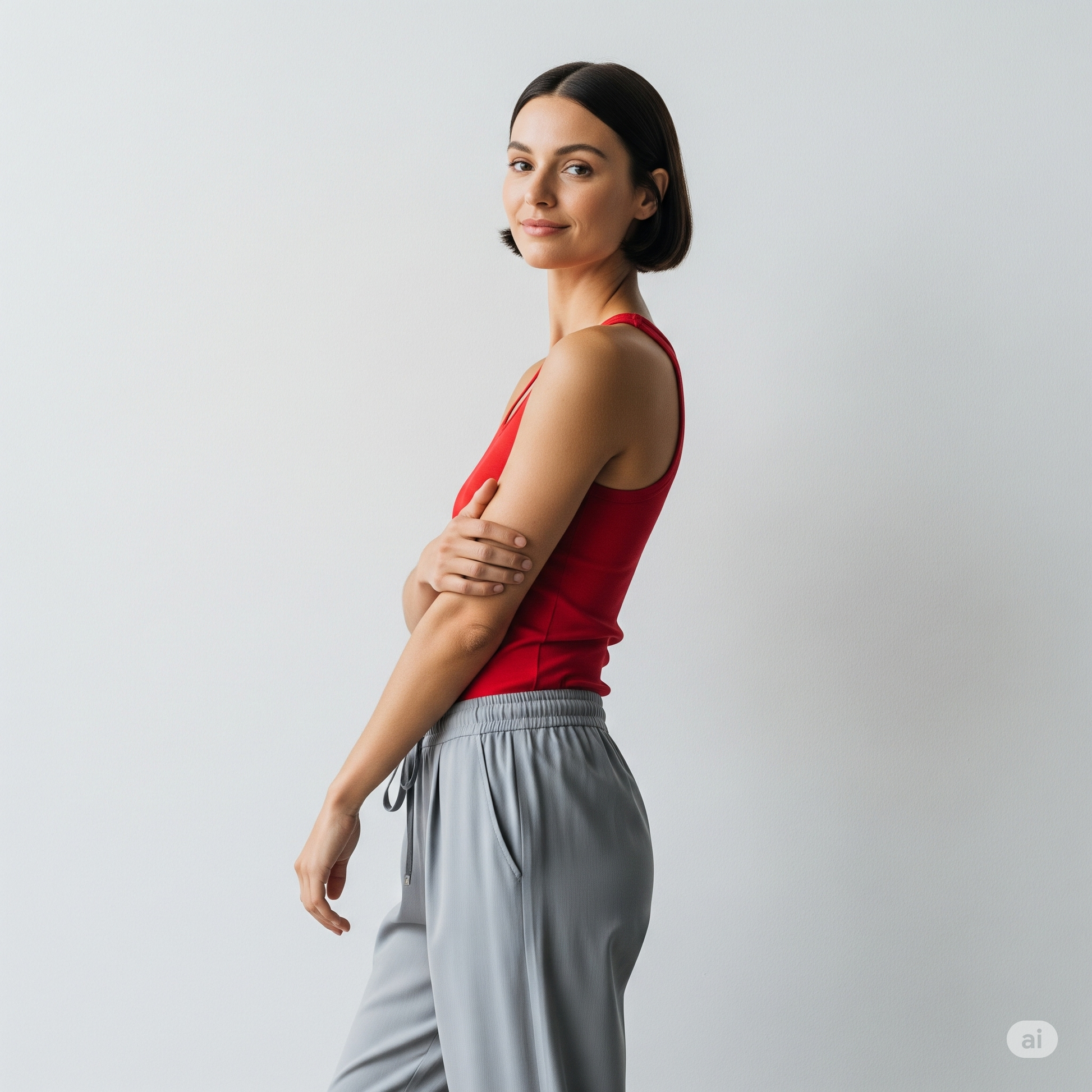 Women Tank Top - Red