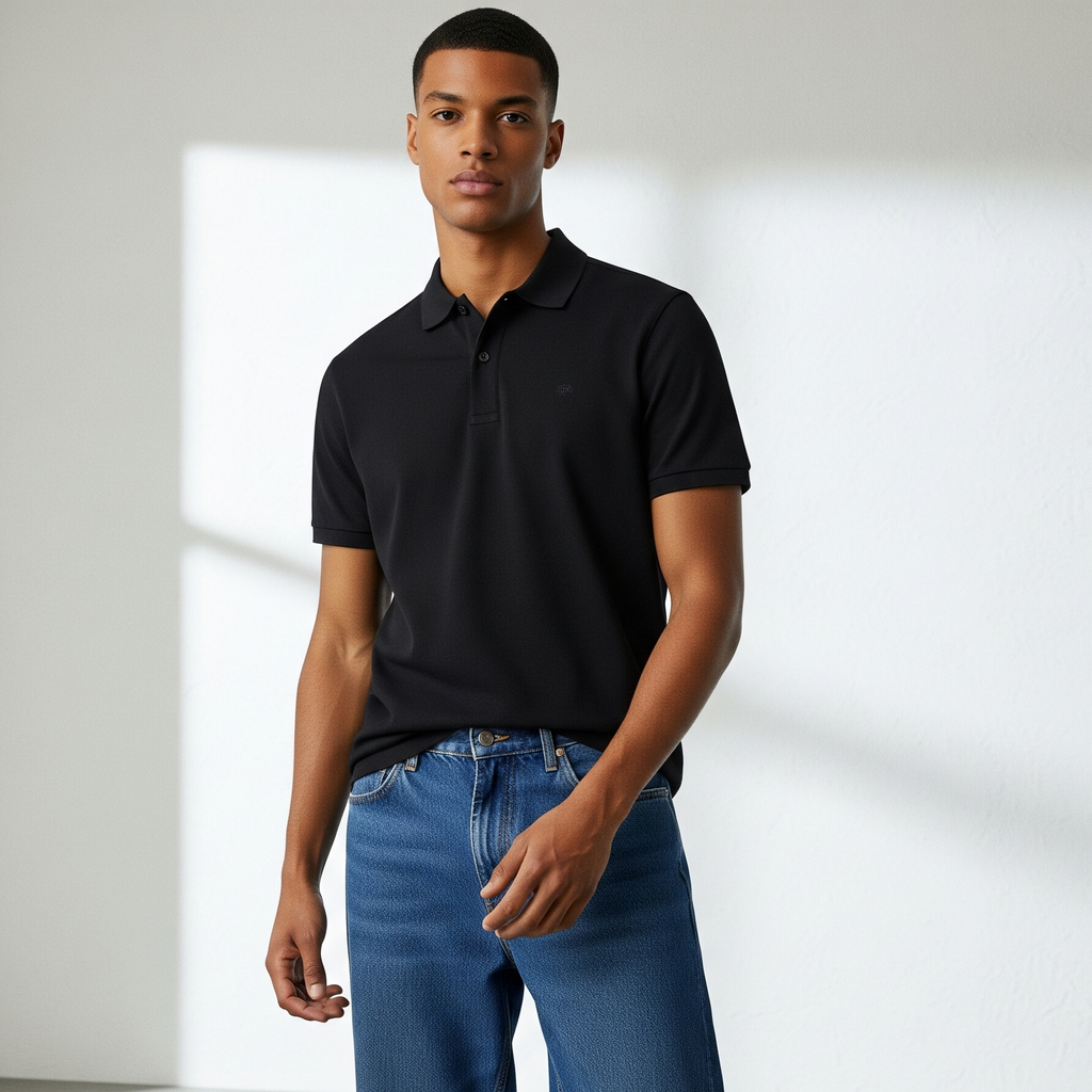 Polo T-shirts - Black