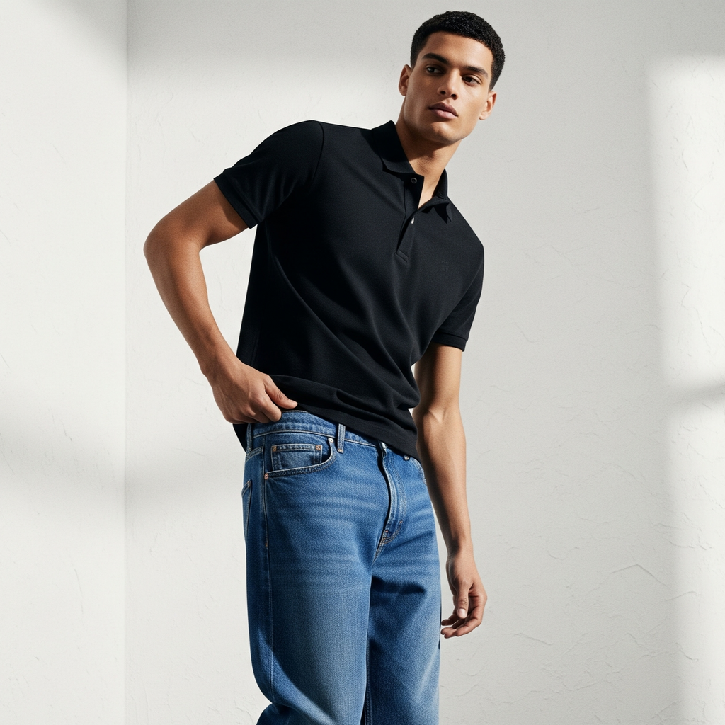 Polo T-shirts - Black