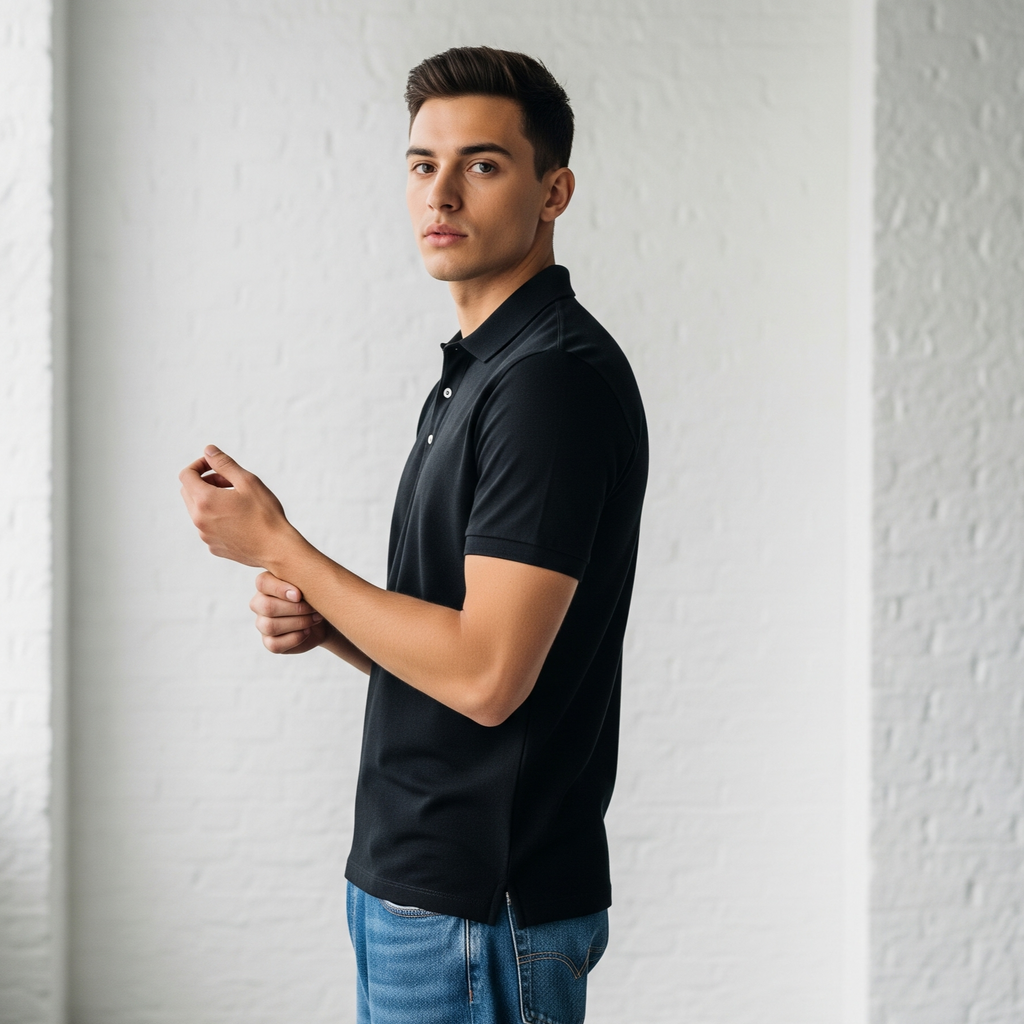 Polo T-shirts - Black