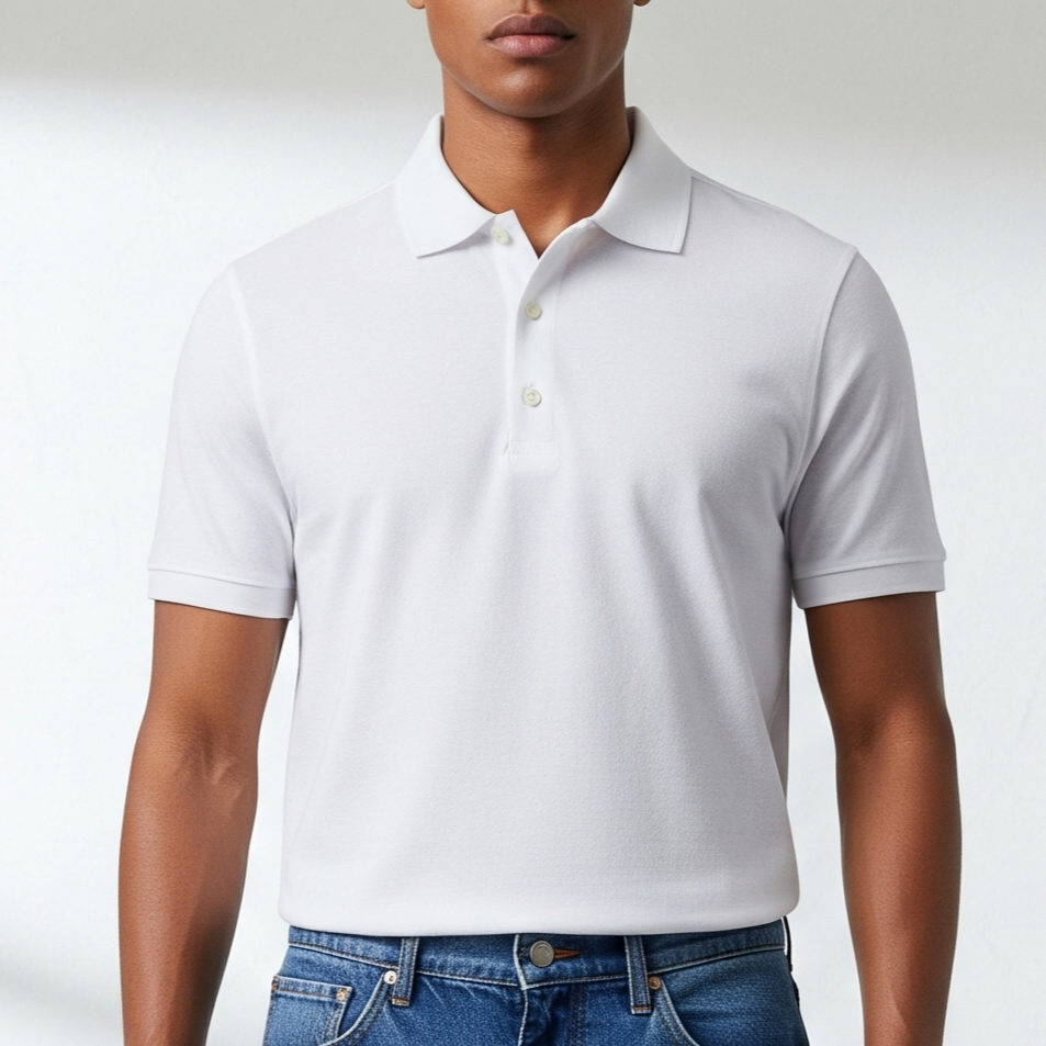 Polo T-shirts - White