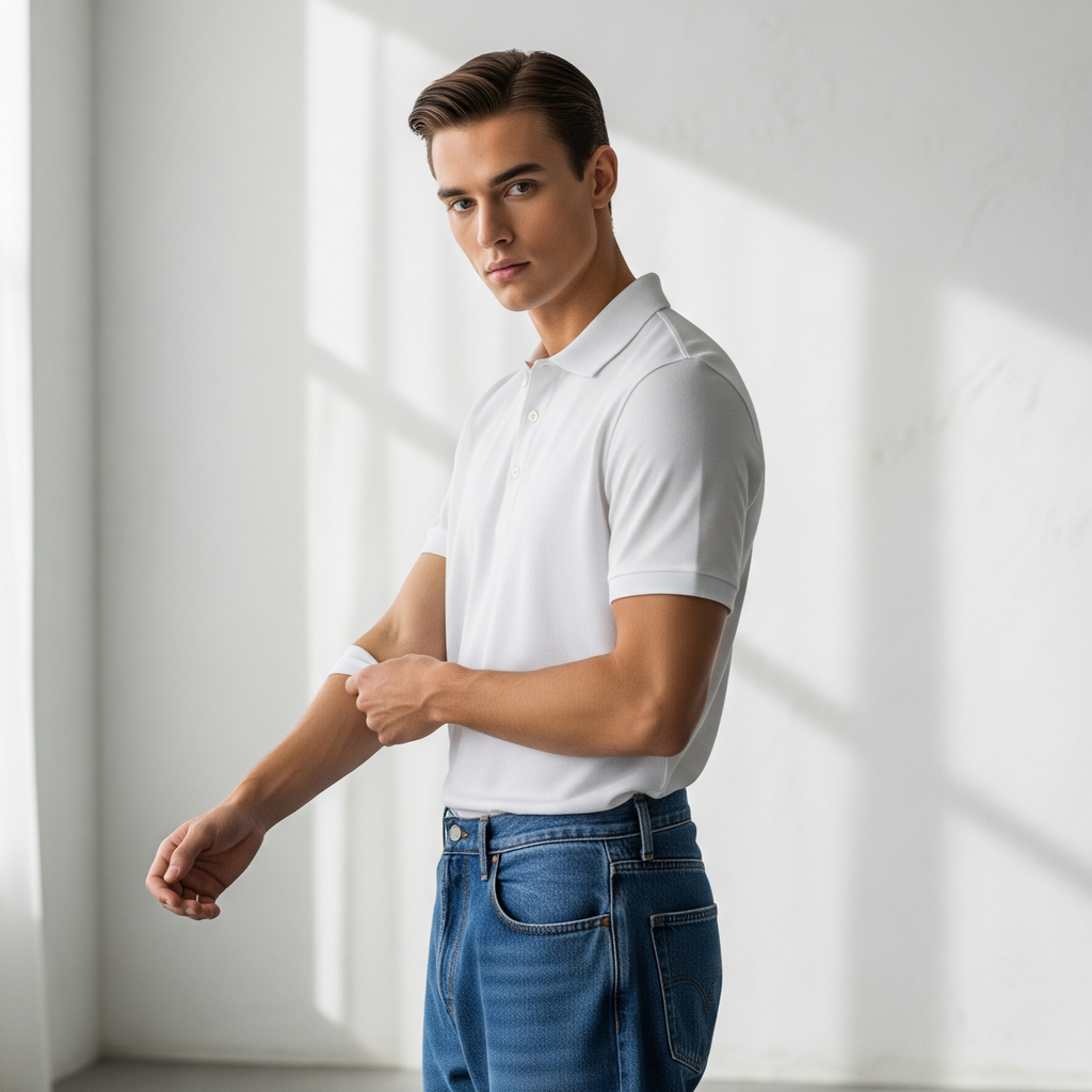 Polo T-shirts - White