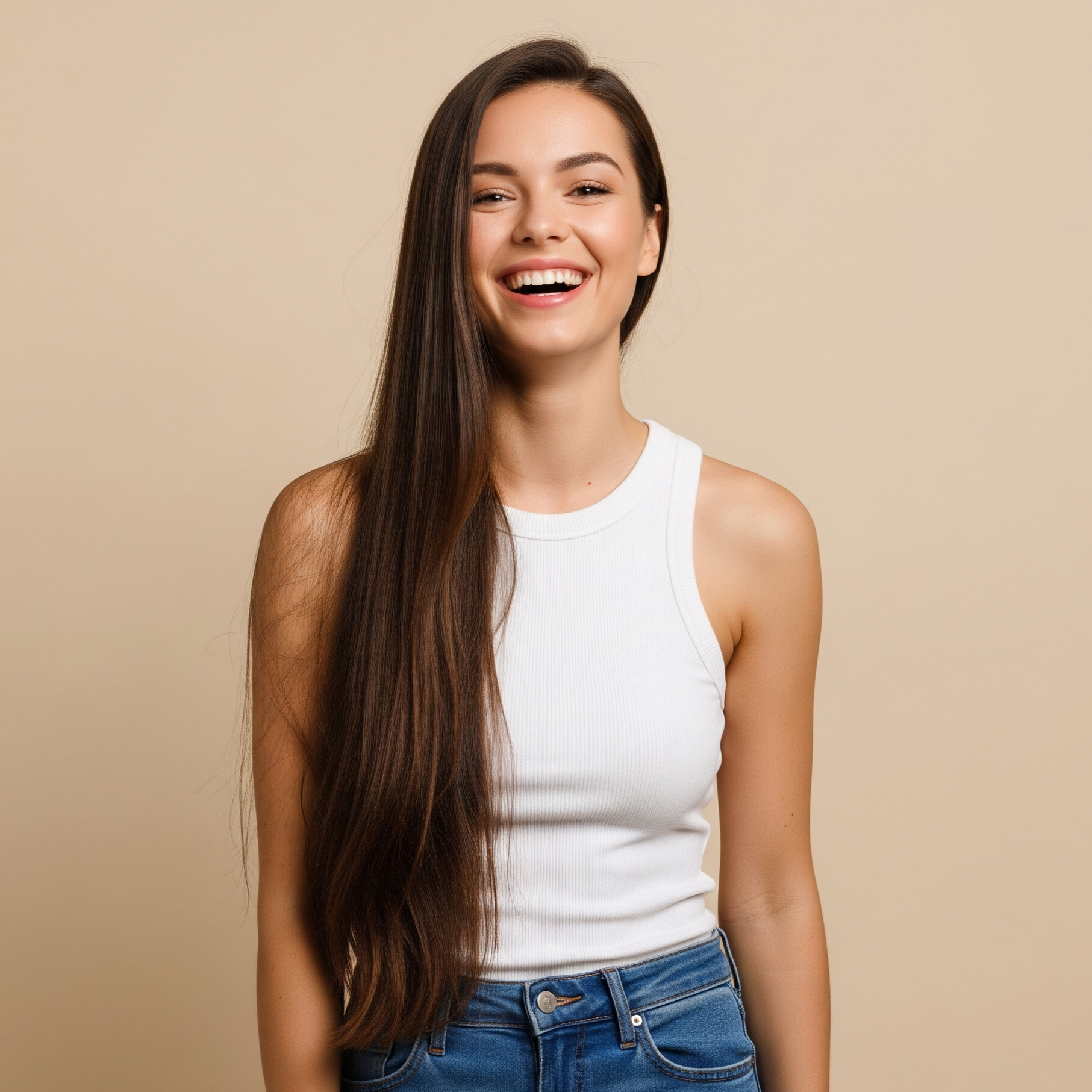 Women's Solid Sleeveless Top - White