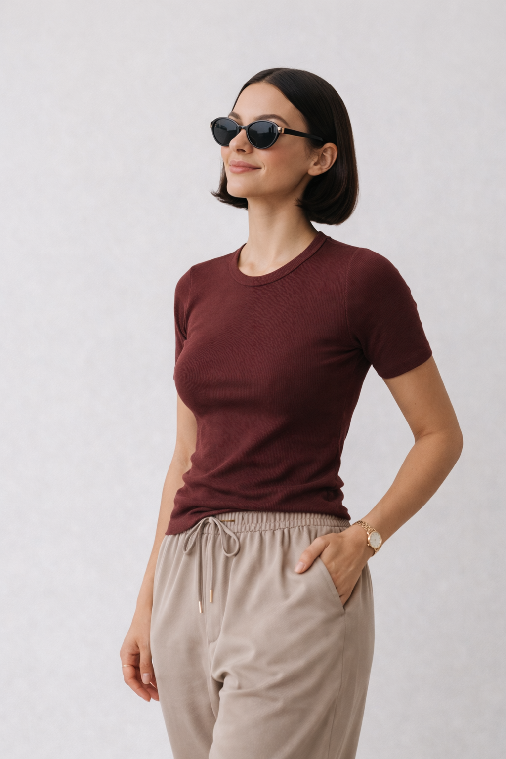 Women Tank Top – Red Velvet Contour Tank