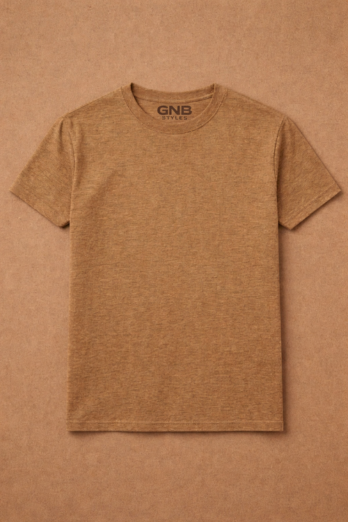 Men's T-Shirt – GNB Desert Luxe Oversized Tee (Beige Aura)