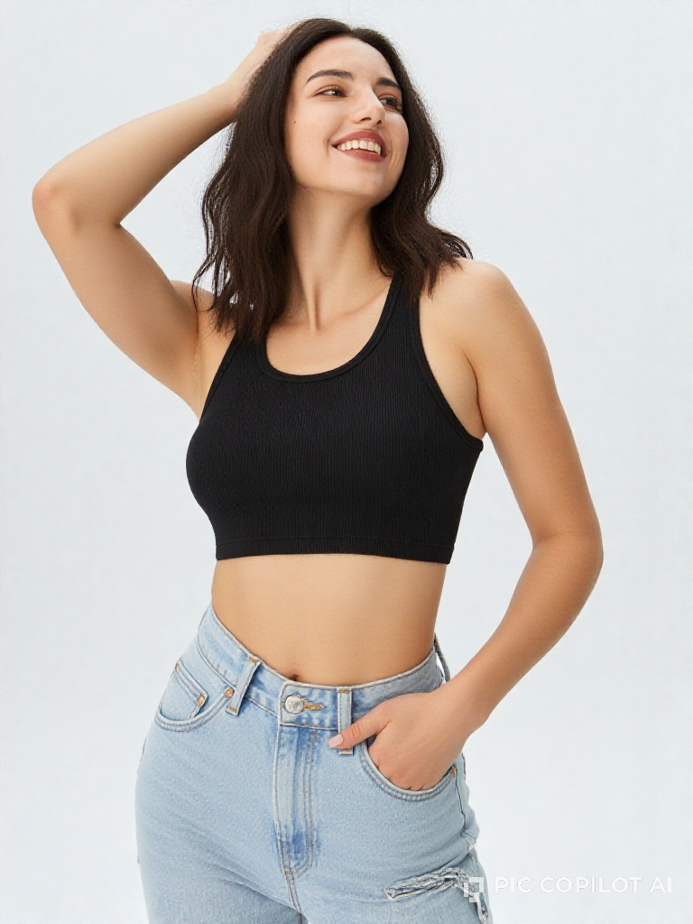 Women Tank Top - Black