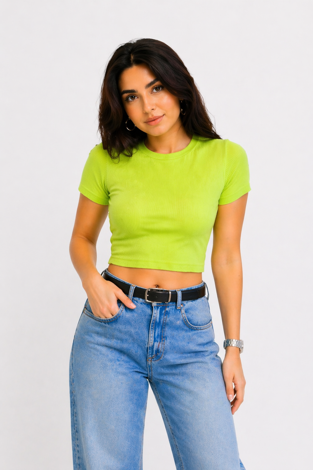 Women Tank Top – Classic Fit Tank lime